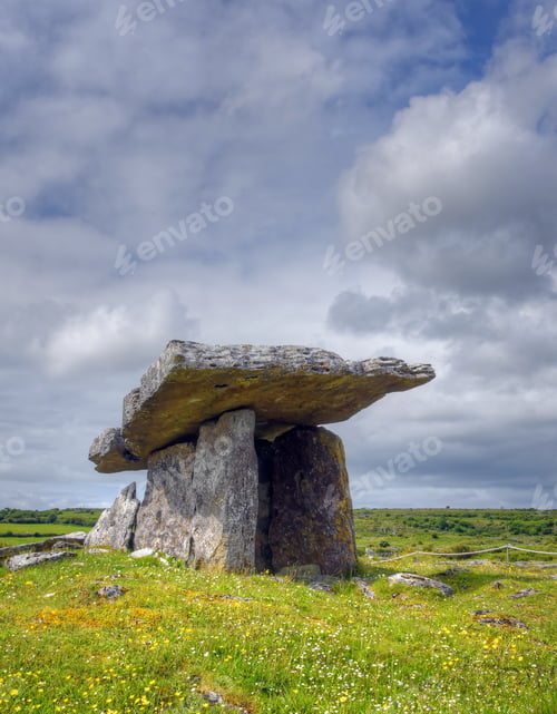 Preview: Poulnabrone Dolmen Tomb, The Burren, Ireland