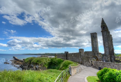 Preview: St. Andrews Cathedral In St. Andrews, Scotland.