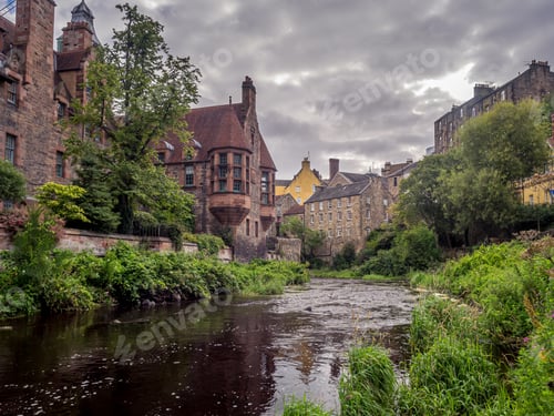 Preview: The Dean Village Is A Tranquil Green Oasis On The Water Of Leith, Only Five Minutes Walk From