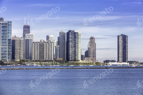 Preview: Chicago Downtown View In Fall Scenery