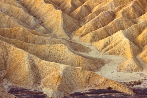 Preview: Rugged Terrain At Zabriskie Point In Death Valley California