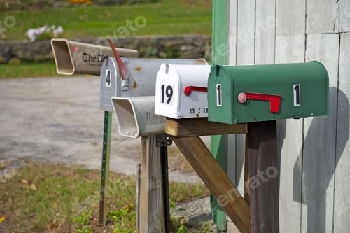 Preview: Us Mailboxes, Taken In Connecticut