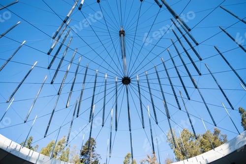 Preview: Beautiful Metallic Structure Open Air Theater Ceiling At Quinta Vergara, Viã±A Del Mar, Chile