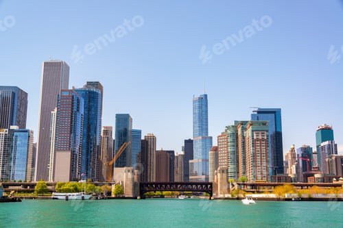 Preview: View Of Downtown Chicago From The Mouth Of The Chicago River