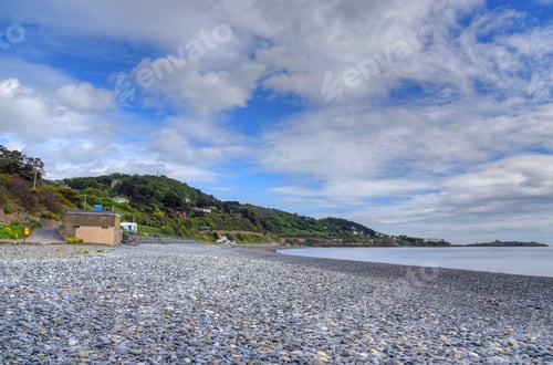 Preview: The View Of The Killiney Beach In Dublin, Ireland.