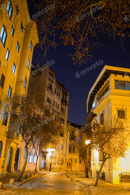 Preview: Santiago, London Street At Night, Chile. Located In The Center Of The City, A Touristic Place