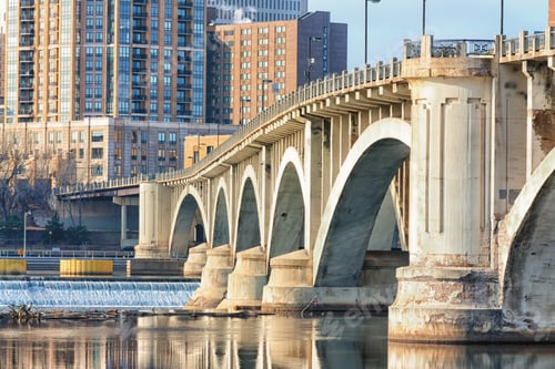 Preview: Central Avenue Bridge And St. Anthony Falls In Minneapolis