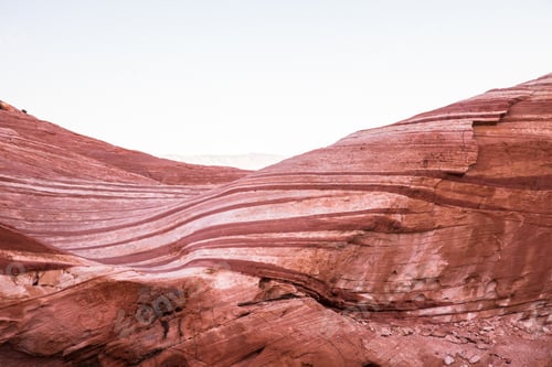 Preview: Beautiful Geological Rock Formations From Valley Of Fire State Park In Nevada.
