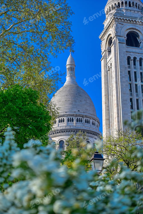 Preview: The Basilica Of The Sacred Heart Of Paris, Commonly Known As Sacré-Cœur Basilica, Located In The