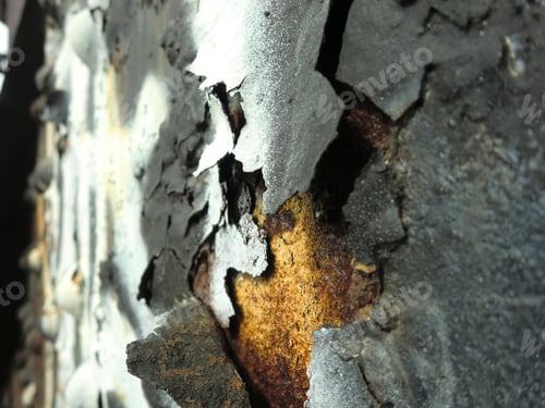 Preview: Industrial Rusty Paint Flakes Chipping Off Wall