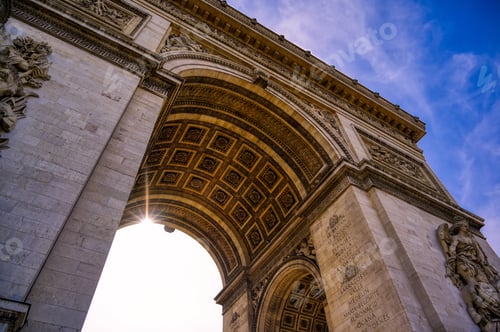 Preview: A View Of The Arc De Triomphe Located In Paris, France.