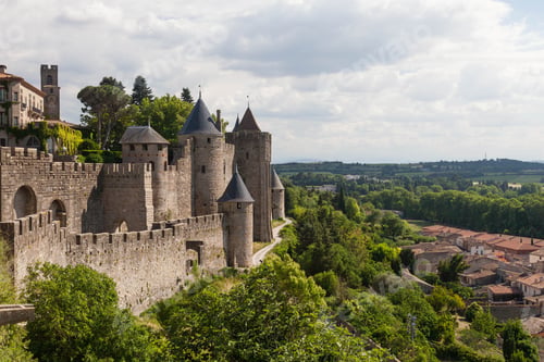 Preview: Facade Of City Carcassonne