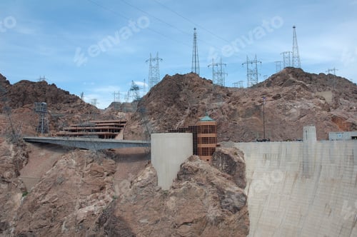 Preview: Hoover Dam Hydro Electric Power Plant In Nevada Colorado United States