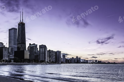 Preview: Downtown Chicago Magnificent Mile By Dusk