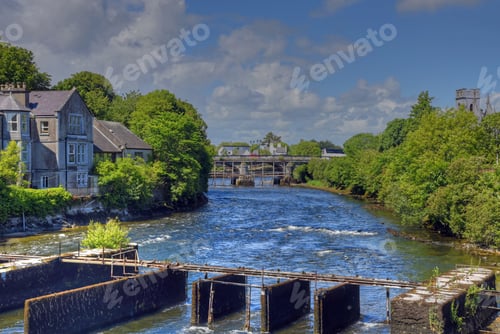 Preview: Galway, Ireland And The River Corrib.