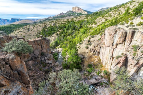 Vista previa: View Of Shell Canyon In Wyoming, Usa