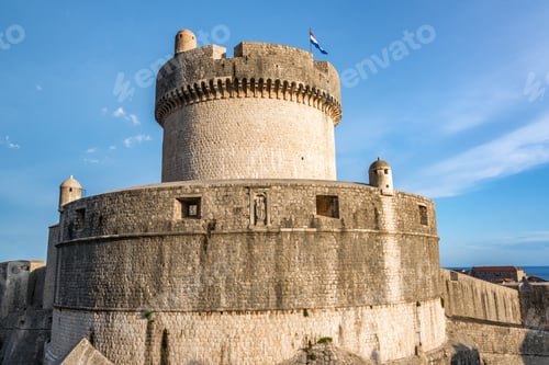 Preview: Minceta Fort On The World Famous City Walls Of Dubrovnik, Croatia