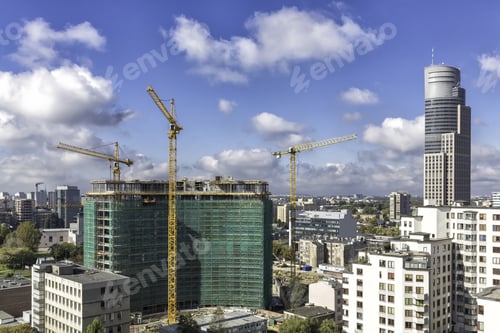 Preview: Construction Site With Cranes