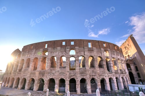 Preview: The Roman Colosseum In Located In Rome, Italy.
