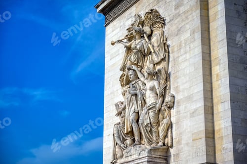 Preview: A View Of The Arc De Triomphe Located In Paris, France.