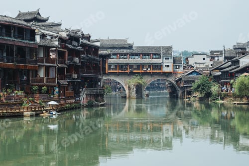 Preview: Ancient City Of China, Fenghuang. Village Of The Phoenix. Romantic China
