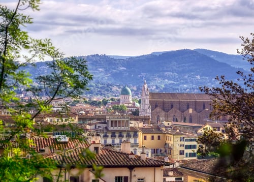 Preview: Florence, Along The Arno River, In The Tuscany Region Of Italy.