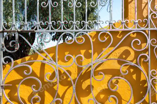 Preview: Details Of Wrought Iron In Cholula, Mexico