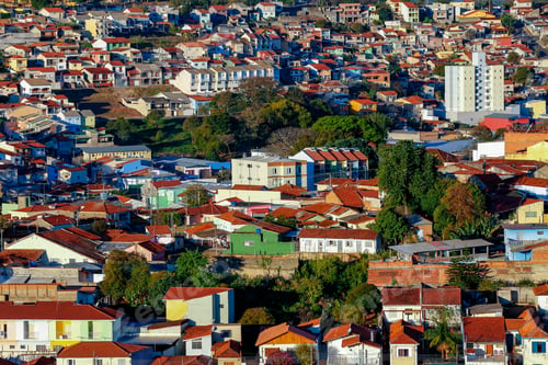 Preview: View Of Popular Residential Construction On Braganca Paulista, City On Countryside Of Sao Paulo