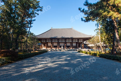 Preview: Toshodai-Ji, A Buddhist Temple In Nara Japan. The Classic Golden Hall Is Considered The Archetype