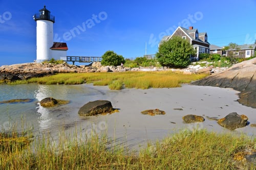 Preview: Annisquam Light, Gloucester, Massachusetts, Usa