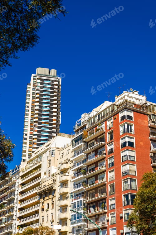 Preview: A Cluster Of Apartment Buildings In The Palermo Neighborhood Of Buenos Aires