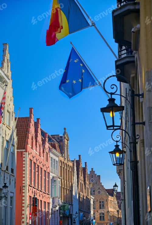 Preview: A View Of The Streets And Architecture Of Bruges (Brugge), Belgium.