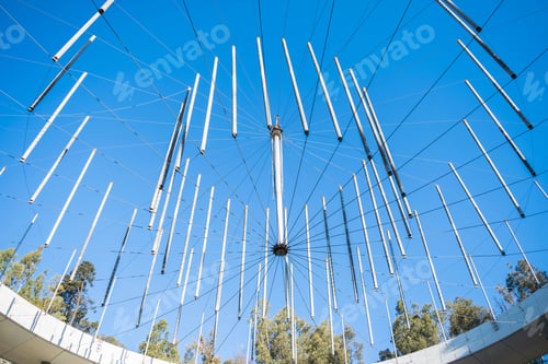 Preview: Beautiful Metallic Structure Open Air Theater Ceiling At Quinta Vergara, Viã±A Del Mar, Chile