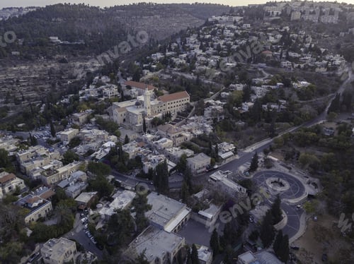Preview: Moscovia Gorny Monastery Church Buildings Golden, Forest Ein Karem, Jerusalem Israel Hadassah