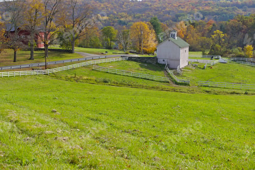 Preview: A Charming Pink Farm In Connecticut Countryside, New Preston, Usa