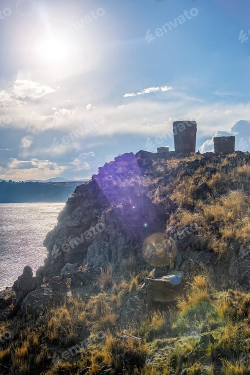 Preview: Sunset At The Sillustani Funerary Towers Near Puno, Peru
