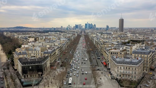 Preview: Paris, France - Feb 21 - 2013 - View Of Champs-Elysees In Paris, France