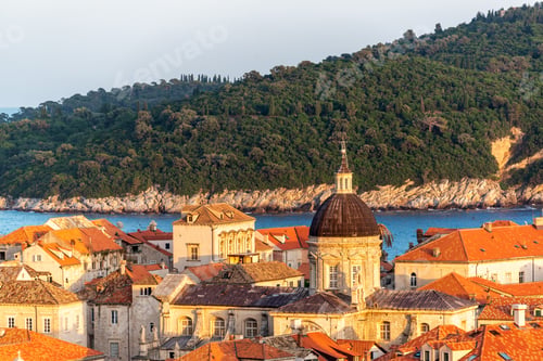Preview: Golden Hour View Of The Cathedral In Dubrovnik, Croatia