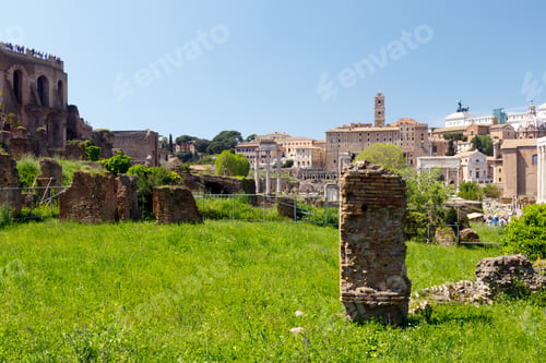 Preview: Ancient Ruins In The Imperial Roman Forum, Rome, Italy