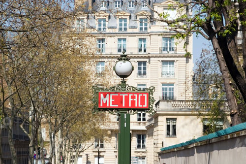 Preview: Metro Sign In Paris, France