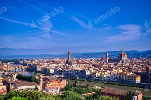 Preview: Florence, Italy Along The Arno River.