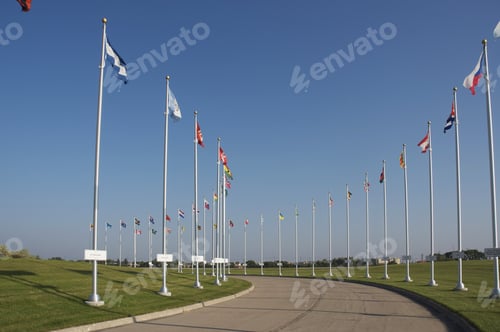 Preview: Flags Of Nations At The Mint, Winnipeg, Manitoba