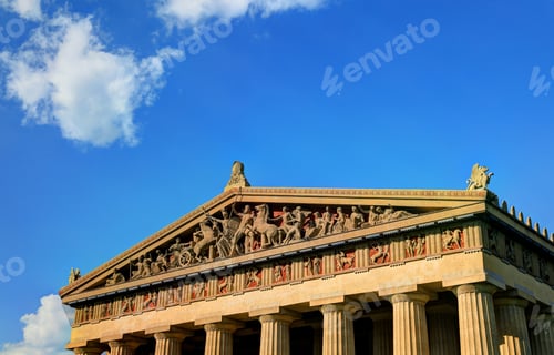 Preview: The Parthenon In Nashville, Tennessee Is A Full Scale Replica Of The Original Parthenon In Greece