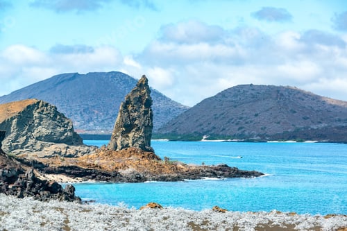 Preview: View Of The Famous Pinnacle Rock In The Galapagos Islands