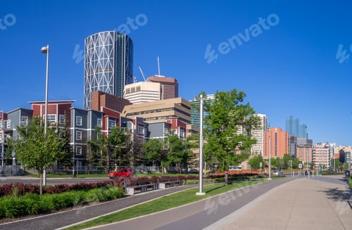 Preview: Calgary'S Skyline From The East Side Of Downtown.