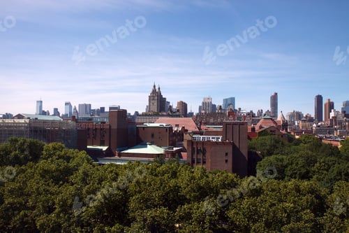 Preview: Color Dslr Wide Angle View Of Upper West Side Of Manhattan, New York, Taken From Height Of About 10