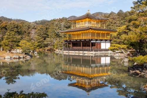 Preview: Kinkaku-Ji And Its Reflection In Pond, 2016 Winter, Kyoto