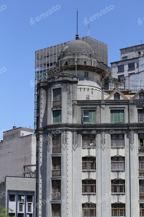Preview: Old And Dirty Building In Downtown Of Sao Paulo, Brazil
