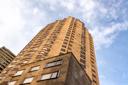 Preview: Generic Looking Apartment Building In Bogota, Colombia