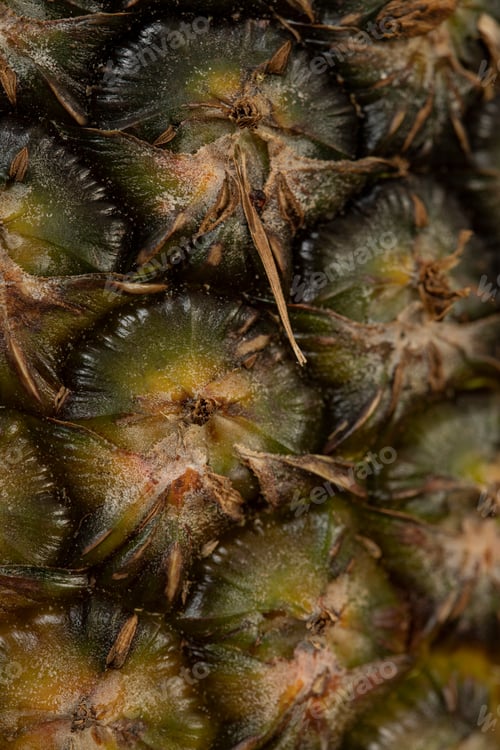 Preview: Close Up Texture Of Fresh Ripe Pineapple Backgroundc